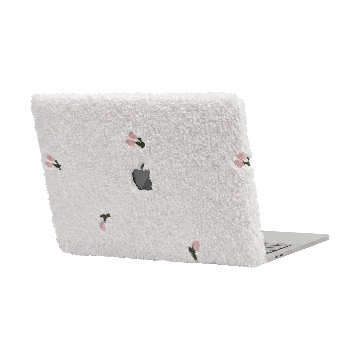 The Flora Laptop Case - angled view