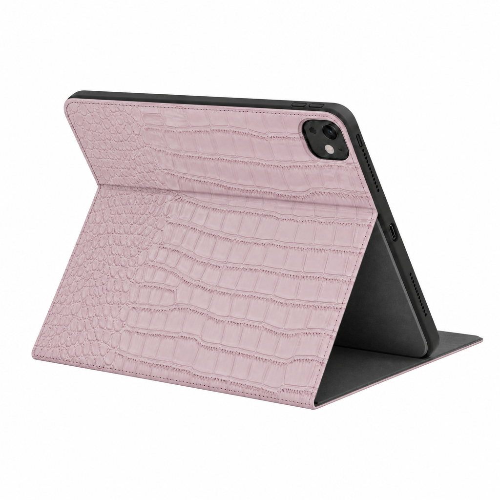 The Camille iPad Case - folded stand view